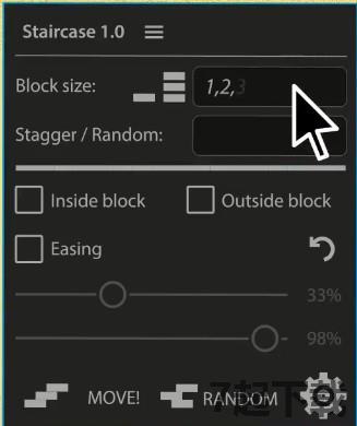 Staircase(AE多图层快速排列插件)