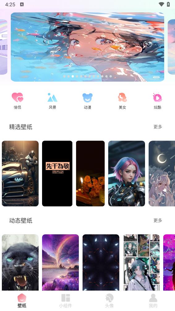 91熊猫桌面主题app