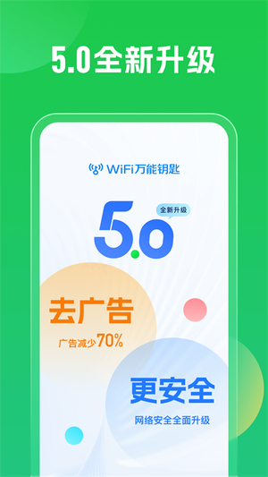 WiFi万能钥匙wifi绿色版免费最新 v5.0.25 app