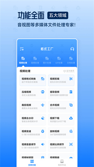 格式工厂转换器绿色版软件 v5.6.8 app