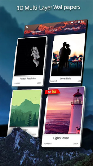 3D Parallax Wallpapers汉化版 v20.0.0 app