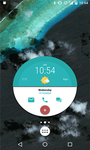 Kustom Widget app